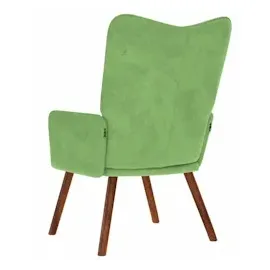 vidaXL Relaxsessel Hellgrün Samt