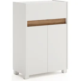 Schildmeyer Cosmo Midischrank 56,9 x 84,8 x 33 cm Weiß