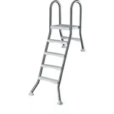 SUMMER FUN Poolleiter Edelstahl für Halbhochbecken mit 120 cm