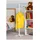 Hti-Living Garderobenständer 124 cm Weiß