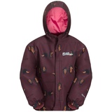 Jack Wolfskin Unisex Kinder Gleely 2l Ins Print Jkt, Boysenberry 51, 140 EU