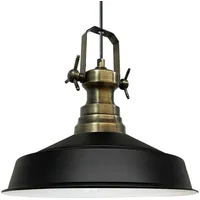 Bamyum Vintage 2 Industrial Schwarz Hängelampe
