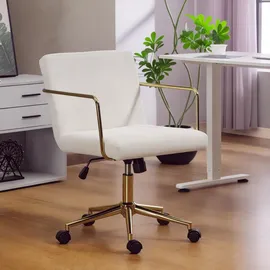 Homcom Polyester Cremeweiß