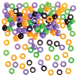 Plastik Perlen "Halloween" (pro Set 750) Halloween Bastelbedarf