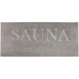 ZOLLNER Saunatuch 80 x 200 cm grau