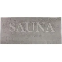 ZOLLNER Saunatuch 80 x 200 cm grau