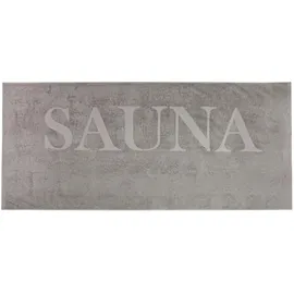 ZOLLNER Saunatuch 80 x 200 cm grau