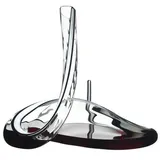 riedel the wine glass company Riedel Fatto a Mano Dekanter Mamba Black/White/Black Optical 3tlg. Set