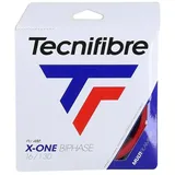 Tecnifibre X-one Biphase 1.18 Red Tennissaite, rot, 12m