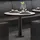 GGM Möbel Bistrotisch Ø 70 x 75 cm Weiß Marmor/Schwarz