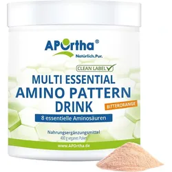 Amino Pattern Aminosäuren Drink EAA/BCAA - Bitterorange - 400 g veganes Pulver 400g