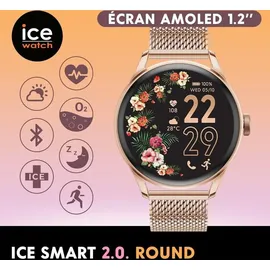 ICE-Watch ICE Smart 2.0 round 1.20 Rose-Gold Milanese