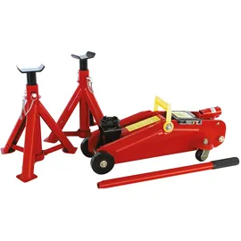 Carpoint Wagenheber Stahl rot 116-316 mm