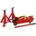 Carpoint Wagenheber Stahl rot 116-316 mm