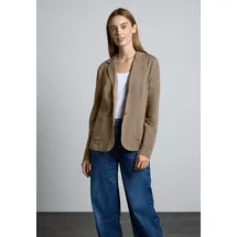 STREET ONE Damen A211912 Blazer Basic, Rich Mocha Mel, 34