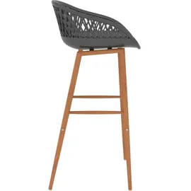 vidaXL 7-tlg. Bar-Set Weiß und Grau