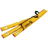 Stabila PRO SET 80 ASM, 4-teiliges Magnet-Wasserwaagen-Set: 120 cm 60 cm / 30 cm / Tasche