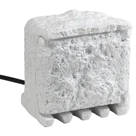 UBBINK Stone Decor Steckerstein 4-fach-Außensteckdose max. 3680 W Grau-Weiß