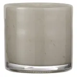 ib laursen Topf Venecia durchgefärbtes Glas, Höhe 10, Ø 10 cm, grau