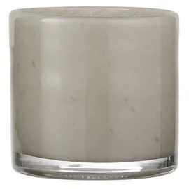 ib laursen Topf Venecia durchgefärbtes Glas, Höhe 10, Ø 10 cm, grau