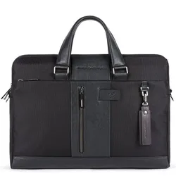 Piquadro Brief Aktentasche RFID 41 cm Laptopfach  schwarz