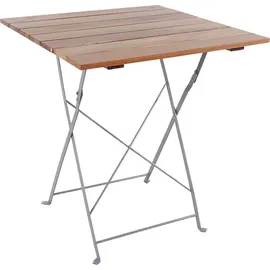 Mojawo 3-tlg Biergartenmöbel Bistroset Balkonset Klapptisch + 2 Klappstühle