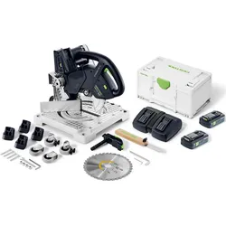 Festool Akku Leistensäge Säge Energie-Set SYMMETRIC SYMC 70 4,0 EBI-Plus 577464