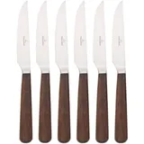 Villeroy & Boch Texas Steakmesser Set 6-tlg. 23,5 cm Holz/Walnuss/Silber