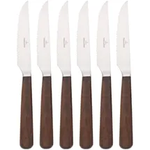 Villeroy & Boch Texas Steakmesser Set 6-tlg. 23,5 cm Holz/Walnuss/Silber