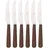 Villeroy & Boch Texas Steakmesser Set 6-tlg. 23,5 cm Holz/Walnuss/Silber