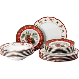Hutschenreuther Happy Wintertime Red Set 18-tlg. rot
