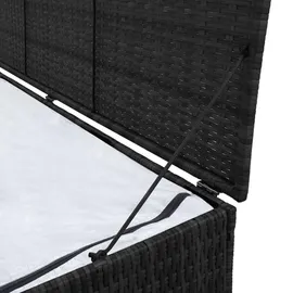 furnicato Garden-Auflagenbox 150 x 50 x 60 cm Schwarz