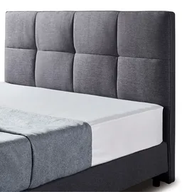 V6 Boxspringbett Modell 213 mit Taschenfederkernmatratze-25cm - Schwarz