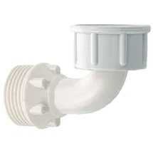 tecuro Winkelstück 3/4 Zoll AG/IG weiß