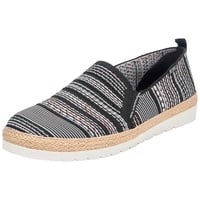 SKECHERS Damen Flexpadrille 3.0 Island Muse, Schwarz und Mehrfarbig gestrickt, 37 EU