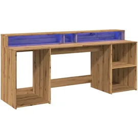 vidaXL Schreibtisch Artisan-Eiche braun