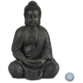 Relaxdays Relaxdays, Aussendekoration, Buddha Figur