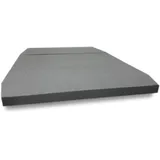 Dibapur® Universal T7 Kaltschaum Falt Klappmatratze Faltmatratze Bezug Grau 136x194