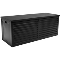 Gartenbox Kissenbox Auflagenbox - Larus 390 Liter - Schwarz