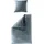BIERBAUM Elegant uni Blau 135 x 200 cm + 80 x 80 cm