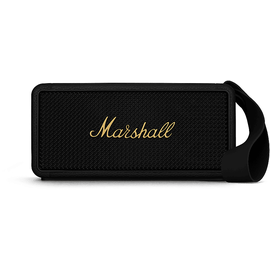 Marshall Middleton Bluetooth Lautsprecher, Black & Brass, Wasserfest