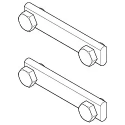Dornbracht Bleche 75 lang Schraube 0417201000090 roh