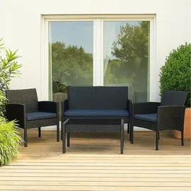 Hti-Living Zita Loungeset schwarz
