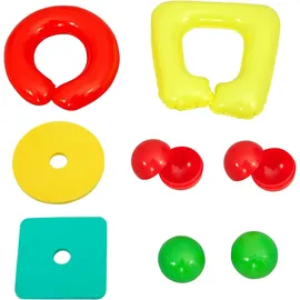 BESTWAY Wasserspieltisch Lil' Learn Lab 76 x 76 x 88 cm mit integriertem Wassersprinkler