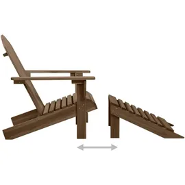 vidaXL Adirondack 40 x 45 x 40 cm Braun