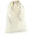 Westford Mill Baumwoll Utensilien Beutel Sportbeutel W115 natural XS (14 x 20 cm)
