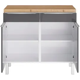 OPTIFIT Unterschrank Lilly2 100 x 60 x 90 cm Schwarz