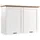 Home Affaire Hängeschrank HOME AFFAIRE "Teramo", weiß (weiß, honig), B:105cm H:75cm T:37cm, Massivholz, Schränke, Hängeschrank, Breite 105 cm, 2 Holztüren, 1 Einlegeboden