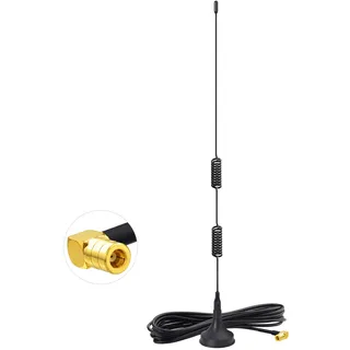 Bingfu Auto DAB Radio Antenne SMB Stecker Magnetfuß für Fahrzeug LKW SUV RV Marine Boot Stereo Audio Head Unit CD Media Receiver Player