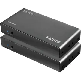 Logilink HDMI Extender Set über LAN, KVM, 50m, 2xUSB,1080p/60Hz,HDCP,IR,loop Out